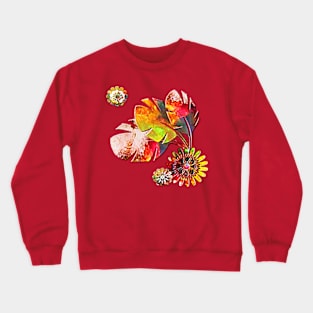 Painted Natural Crewneck Sweatshirt